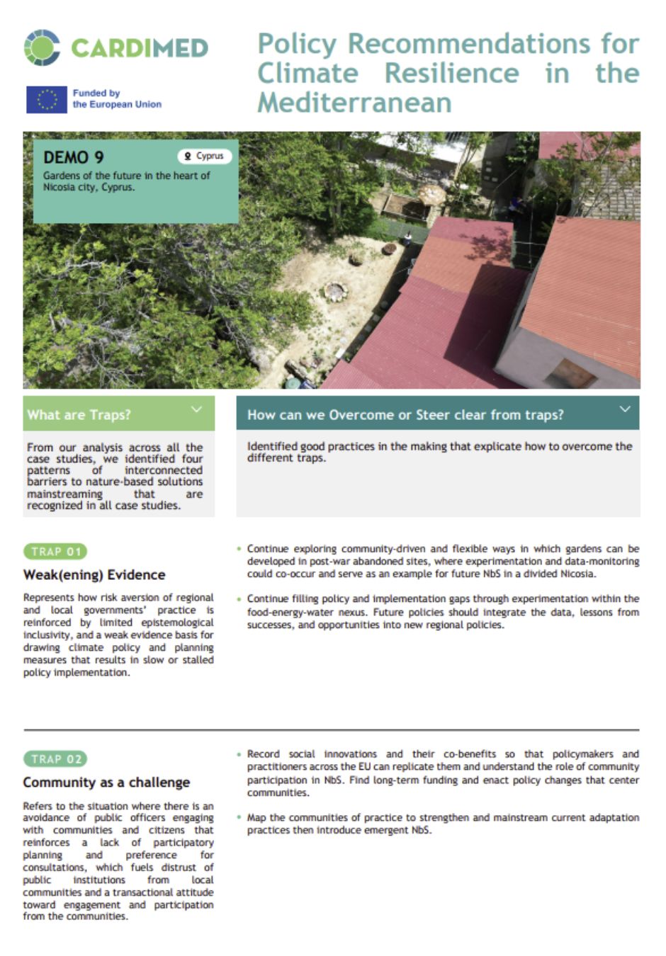 CARDIMED Policy Brief Demo 9_cover